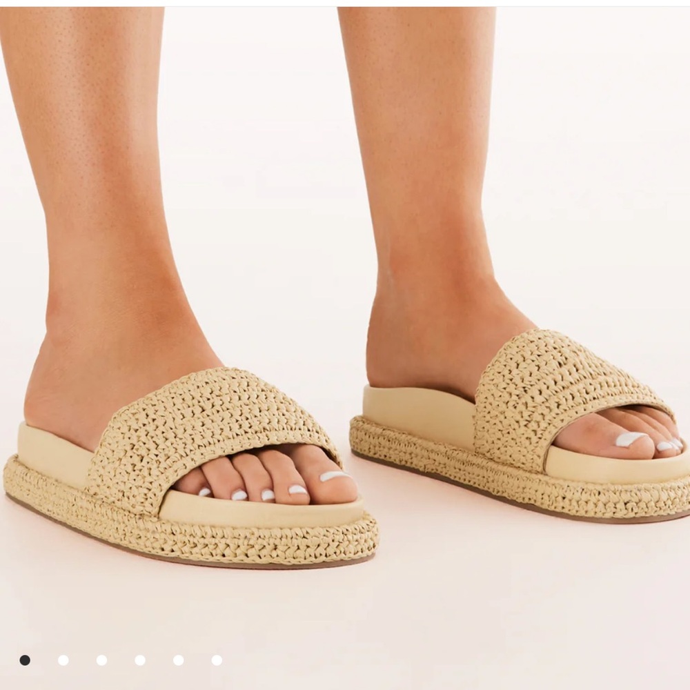 Billini QUARTILLA SANDALS - NATURAL RAFFIA